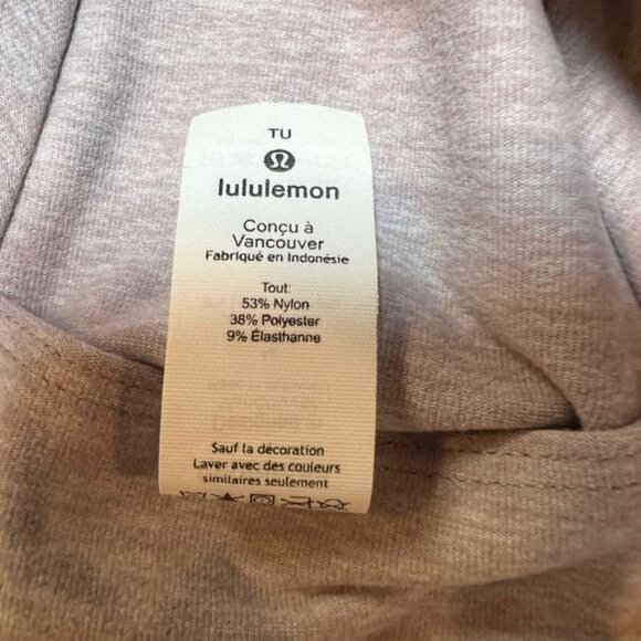 Lululemon Cross Chill Run Beanie Heathered Smoky Blush Running Hat - Picture 10 of 10